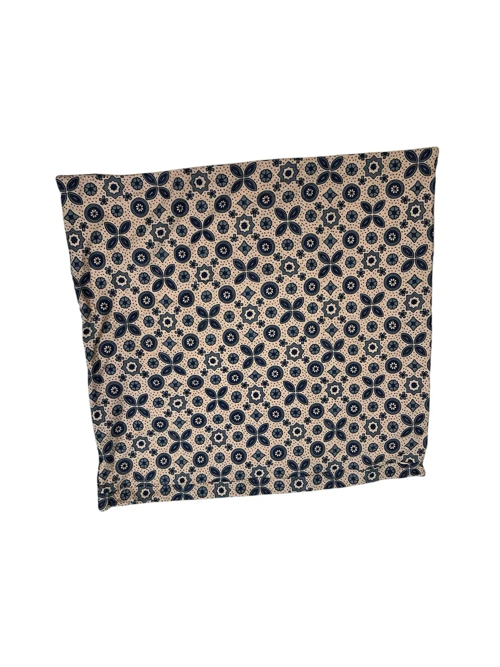 2 Pottery Barn Auden Pick Stitch Reversible Euro Shams 26” Square Zip Closure